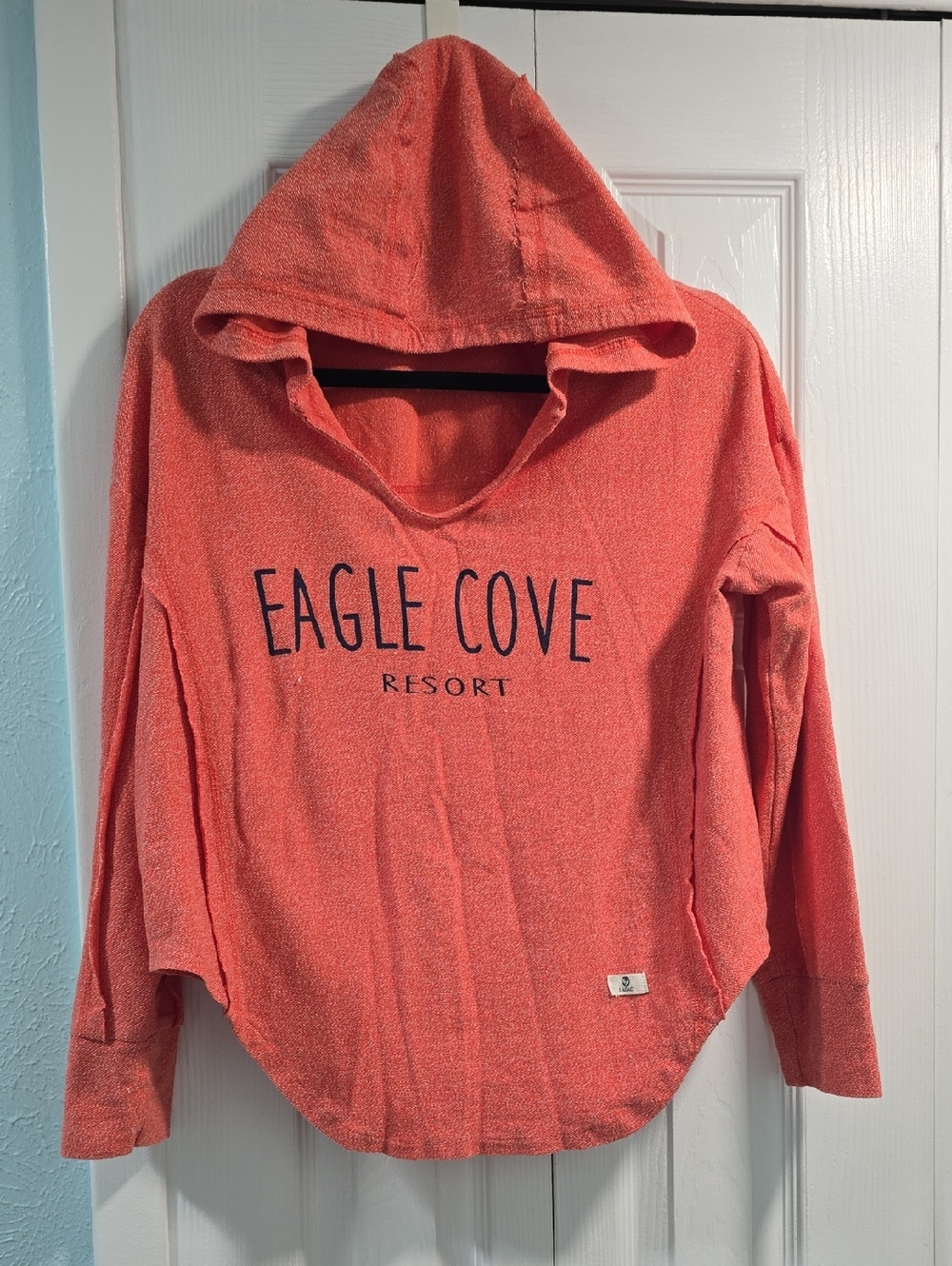 Lagaci Coral Hooded Pullover